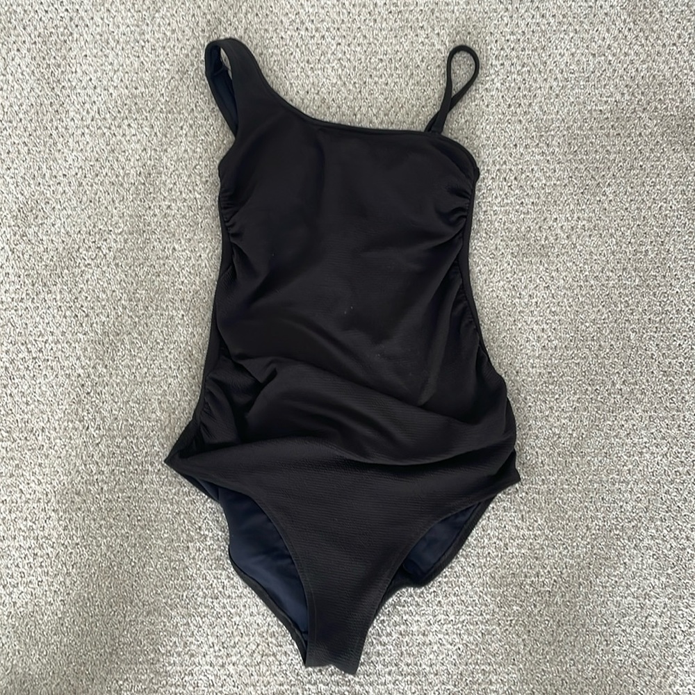Old Navy One-shoulder maternity swim suit